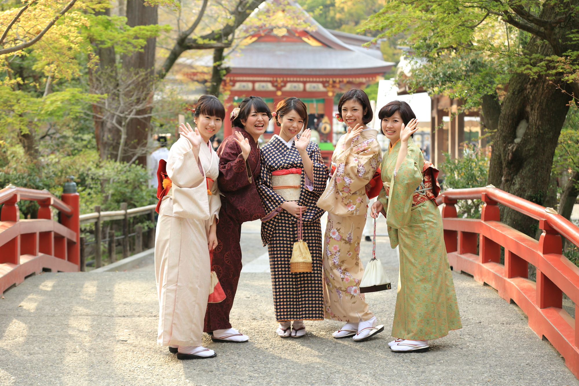 东京"小袖和服"和服/浴衣体验(浅草店,镰仓店)