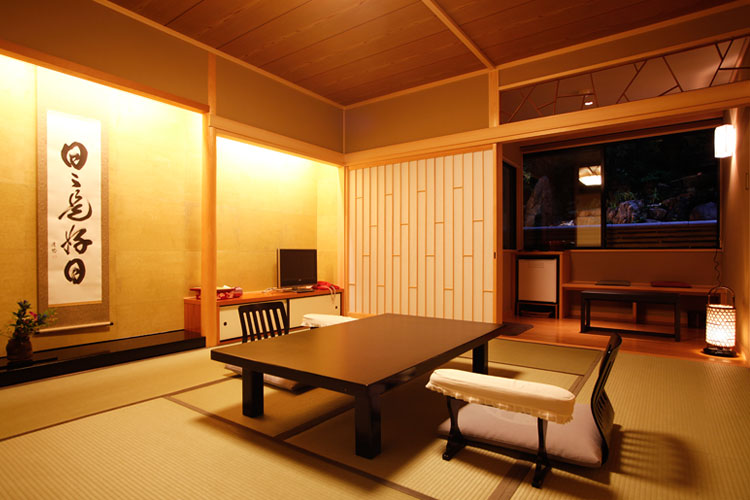 京都岚山温泉 渡月亭料理旅馆 1晚住宿 含2份早晚餐togetsutei kyoto